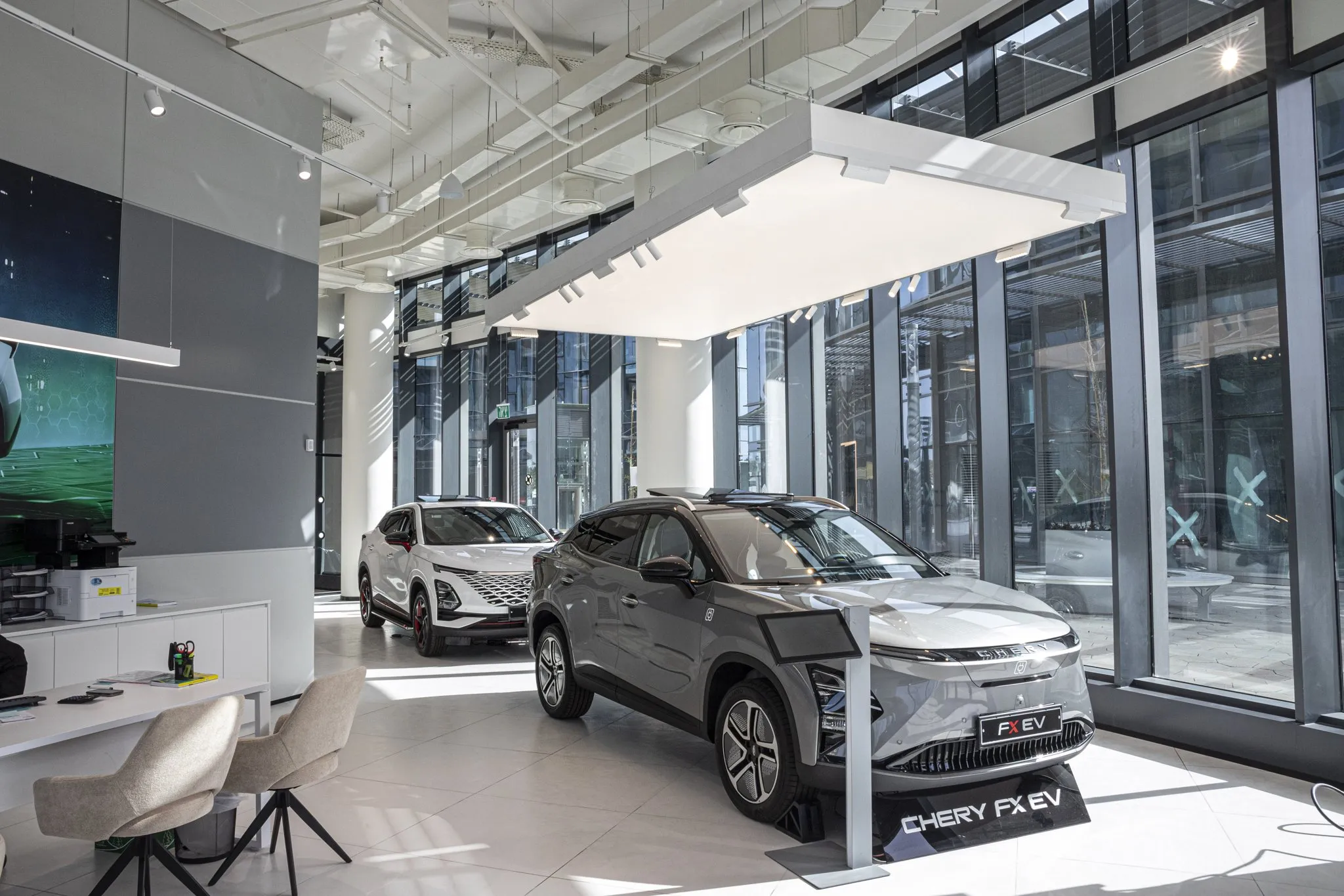 אולם תצוגה Chery